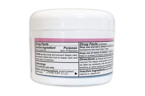 DiaperDerm Baby Diaper Rash Cream Pediatrician Formulated with 5 Ingredients for Gentle, Happy, and Rash-Free Skin Care, 8 oz...