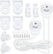 SelfTek 2 Set 25mm Roller Blind Fittings Plastic Brackets Beaded Chain Rolling Blind Replacement Repair Kit with 2 Pieces Child Safty P-Clips and ...