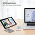Cell Phone Stand, Foldable Aluminum Adjustable Phone Holder for Desk Portable Travel Holder Office Desk Accessories Compatible for iPhone 14 Pro M...