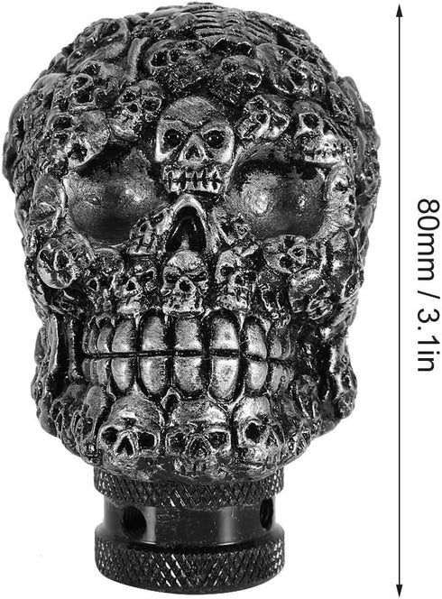 Fydun Skull Gear Stick Shifter Knob Car Modified Manual Gear Shift Knob Stick Lever Shifter Universal for Cars Truck Vehicle...