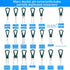 Terminal Removal Tool Kit 172 Pcs Depinning Tool Electrical Connector Pin Removal Tool Kit Pin Extractor Tool Set Wire Terminal Release Tool for A...