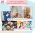 Moru Fur Pipe Cleaner Craft Kit #1, Soft, thick, long Teddy fur-wrapped stem wire for DIY art & craft. with decorative accessories (Eyes/Nose/Ribb...