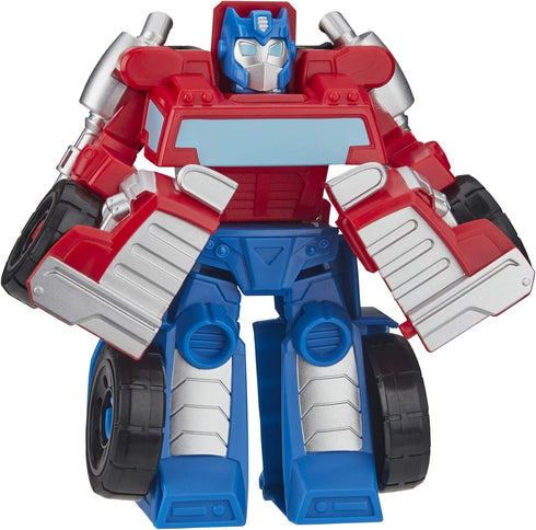 Transformers Playskool Heroes Rescue Bots Academy Optimus Prime Converting Toy, 4.5-Inch Action Figure, Toys for Kids Ages 3 and Up...