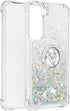 CCSmall for Samsung Galaxy S22 Plus Glitter Case with Ring Holder, Bling Sparkle Floating Liquid Soft TPU Cushion Fashion Girly Women Girls Clear ...
