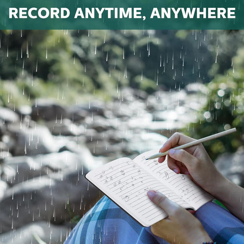 10 Pack Waterproof Pocket Notebook 3.5 x 5.5 Small Weatherproof Notepad Mini Field Notebook for Outdoor Activities Tactical Travel Recording Suppl...