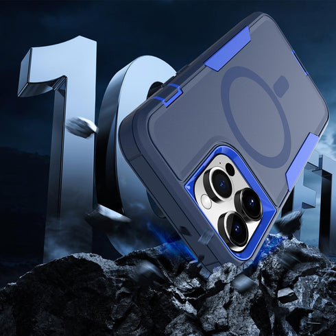 Designed for iPhone 15 Plus Case/iPhone 14 Plus Case, Strong Magnetic, Compatible with MagSafe, Dual Drop Protection, Dustproof, Non Fading, Non Y...