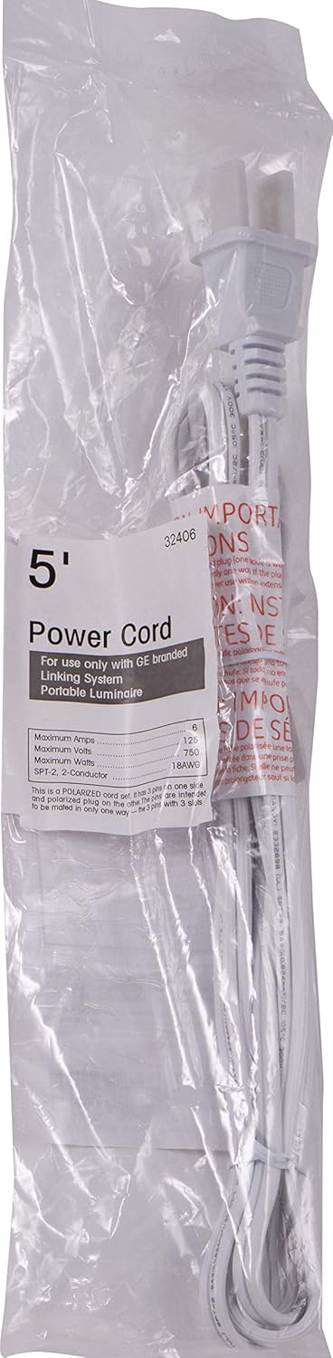 General Electric 32406 Linking Cord, White...