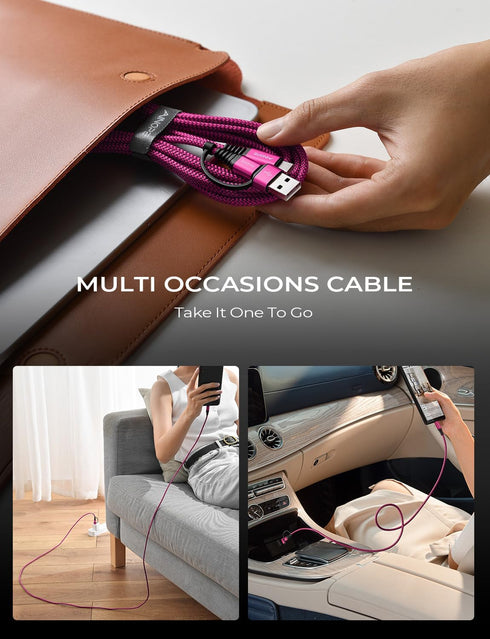 AINOPE USB C to USB C Cable 10FT iPad Pro Charger Cable Sturdy Nylon Braided C Charger Cable Fast Charging Compatible with iPhone15 Pro Max iPad P...