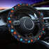Steering Wheel Cover for Women Men Colorful Cartoon Space Planets Neoprene Steering Wheel Protector Universal Fit Most Car Sedans SUVs - 15 Inch...