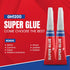 4 Gram x 8 Strong Super Glue All Purpose with Anticlog Cap. Super Fast & Strong Adhesive superglue, Cyanoacrylate Glue for Hard Plastics, DIY Craf...