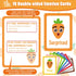 Social Emotional Learning Toys - Big Feelings Carrot Social Emotional Games for Kids - 26 Facial Expressions, 10 Educational Flashcard - Preschool...