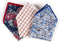 MELIFLUOS DESIGNED IN SPAIN Pocket Square Handkerchief Hanky For Elegant Men Suit Tuxedo Wedding Party 3 PCS...