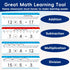 30 Pack Dry Erase Number Line Whiteboard Card 4”x12” Double Sided Dry Erase Board 0-10 on One Side 0-20 on Other Side, Home Teacher Classroom Must...
