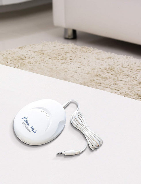 Sangean America, Inc. PS-100 Pillow 3.5mm Aux Portable Speaker, White, One Size...