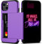 Nvollnoe for iPhone 13 Case with Card Holder Heavy Duty Protective Dual Layer Shockproof Hidden Card Slot Slim Wallet Case for iPhone 13 for Women...