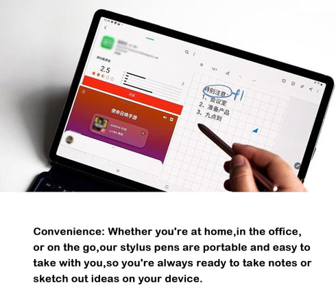 2 Pack Galaxy Tab S7 Pen Replacement Pen for Samsung Galaxy Tab S7,Tab S7+ Plus Stylus Pen(Black)...