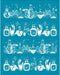 OLYCRAFT 4x5 Inch Witch Potion Clay Stencils Magic Potion Non-Adhesive Silk Screen Stencil Fantasy Theme Clay Silk Screen Reusable Mesh Transfer f...