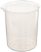 United Scientific™ Plastic Beaker, 1000ml - Polypropylene Plastic - Raised Graduations, Tapered Spout - Euro Design...