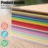 Koogel 40 Sheets Construction Paper A4, Craft Paper Cardstock Colored Art Cardstock Heavy Duty Craft Paper for DIY Crafts Card Making Scrapbook Cl...