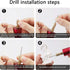 Electric Resin Drill Set,Pin Vise for Resin Molds Jewelry Casting, YASPIT Anti-Skid Drill Press Vise, 210 PCS Keychain making Supplies, Precision ...