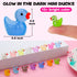 240pcs Luminous Mini Resin Ducks, Tiny Duck Bulk Glow in The Dark Small Plastic Miniature Ducks Figures for Dollhouse Decor Micro Garden Home Land...