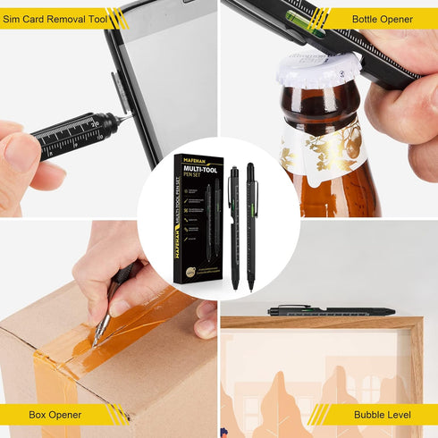 Father's Day Gifts from Daughter Son Wife, 9 in 1 Multitool Pen, Gifts for Men Who Have Everything, Unique Gifts for Dad from Daughter Son, Dad Gi...