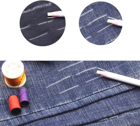 12 Pieces Sewing Mark Pencil Tailor's Marking and Tracing Tools Free Cutting Crayons Sewing Fabric Pencil?6 Colors (6 Colors)...