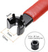 uxcell Collet Chuck Wrench Spanner for ER8M Clamping Nut Milling Machine Lathe Chuck Holder Tool with Red Non-slip Handle 2pcs...