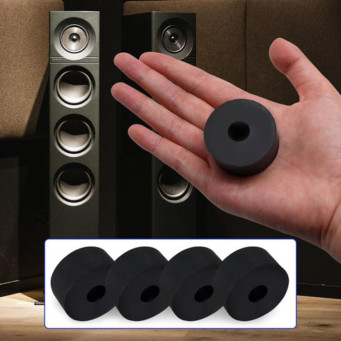 12pcs Anti Vibration Pads for Washing Machine Appliances, Rubber Spacer Isolation Pads 1.5 Inch OD 3/4''Thick...