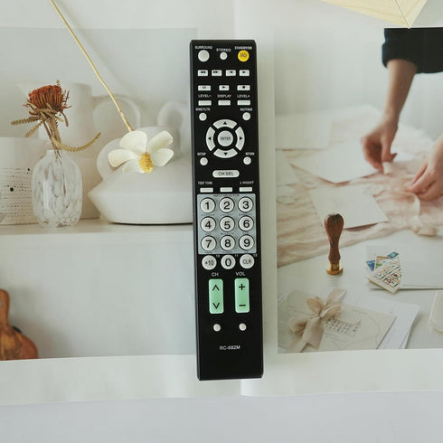 New Universal Remote RC-682M Fit for Onkyo Audio/Video Receiver HT-R340 HT-R530 HT-R540 HT-R550 HT-SR600 HT-SR800 TX-SR505 TX-SR604 TX-SR605...