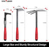 FLORA GUARD Garden Tools Set? 6 Pieces Heavy Duty, Large size Gardening Hand Tools, Sturdy & Durable, Classic Utility Tools for Planting and Maint...