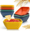 Teivio 8 Pcs Wheat Straw Soy Sauce Dish Set, Unbreakable Dipping Bowls,3 Oz Small Bowls For Side Dishes, Sauce Bowls for Ketchup, BBQ, Condiments,...