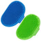 2 Pack Dog Grooming Brush, Premium Pet Bath Brush with Adjustable Ring Handle for Bathing - Massaging -Hair Removal - on Wet or Dry Hair, for Long...