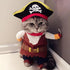 Dog Costume Pirates of The Caribbean Style, Novelty Pet Cosplay Funny Halloween Costumes Cat Pirate Clothing, Cool Dog Clothes for Small to Medium...