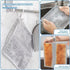 Non-Scratch Wire Cleaning Cloths 2 Pack Multipurpose Wire Dishcloths Double Layer Reusable Cleaning Rags Wire Dishwashing Rags for Wet and Dry Wir...