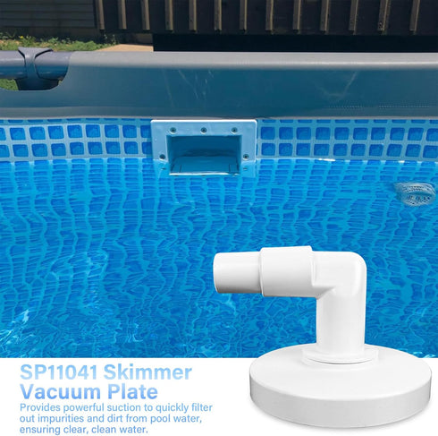 SP11041 Skimmer Vacuum Plate with Hose Elbow Adapter Fits for Hayward SP1090, SP1091 and SP1092...