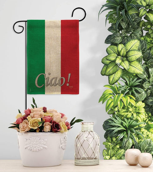 Breeze Decor Italian Garden Flag Regional Nation International World Country Particular Area House Decoration Banner Small Yard Gift Double-Sided,...