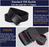 LionVII Belt for Men, Adjustable Belt with Plastic Buckle Breathable for Work Sports, Easy Trim to Fit 28-49" Waist...