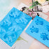 Beasea Dinosaur Soap Mold, 2 Pack 3D Silicone Mat Mini Chocolate Cake Fondant Candy Cookie Baking Making Clay Ice DIY Hard Resin Gummy Cube Tray S...