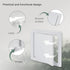 Vent Systems 8x8 Access Panels - Pack of 2 - ABS Plastic - Easy Access Panel for Drywall, Wall and Ceiling Electrical and Plumbing Service Door Co...