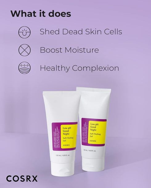 COSRX Low pH Soft Peeling Gel - Mildly Exfoliating PHA Skincare for Sensitive Skin, 120ml...