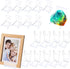20 Sets Acrylic Plate Stands, Adjustable Display Holder Stands Plastic Clear Easels Stands for Plates Purses Pictures Card Art Stand with 2 Sizes...