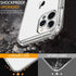 LUHOURI for iPhone 12 Pro Max Clear Case with Screen Protector,Transparent Crystal Acrylic TPU Acrylic Cover,Slim Fit Shockproof Protective Phone ...
