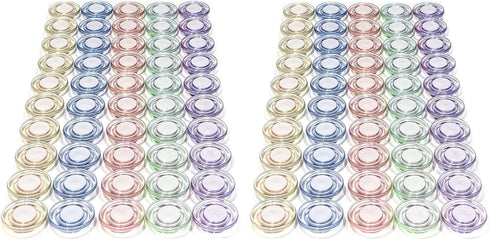 Qualsen Fridge Magnets, 100pcs Refrigerator Magnets, Small Magnets for Whiteboard Magnets, Mini Cute Magnets for Fridge Magnet, Locker, White Boar...