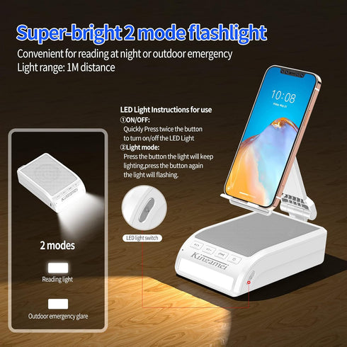 Gifts for Men or Women,Cool Gadgets,Portable Wireless Bluetooth Speakers,Desk with Phone Stand,Wife Kitchen Gadgets Accessories - Great Holiday Bi...