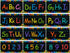 12 Pcs Alphabet Bulletin Board Strips, Alphabet Chart Number Line for Classroom Wall Decorations, Including ABC Number Line and 0-10 Number Bullet...