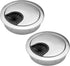 2 Pack 2 Inch Metal Desk Grommet for Wire Organizer, Brushed Silver...