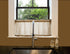 Heritage Lace Ticking 55"x15" Tan/White Valance...