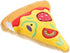Dog Squeaky Toys Pizza Shaped Dog Toy, Puppy Biting Plush Chewing Toy for Puppy...