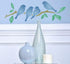 Birds on Branches Stencil, 10 x 10 inch (L) - Bird Branch Silhouette Stencils for Painting Template...